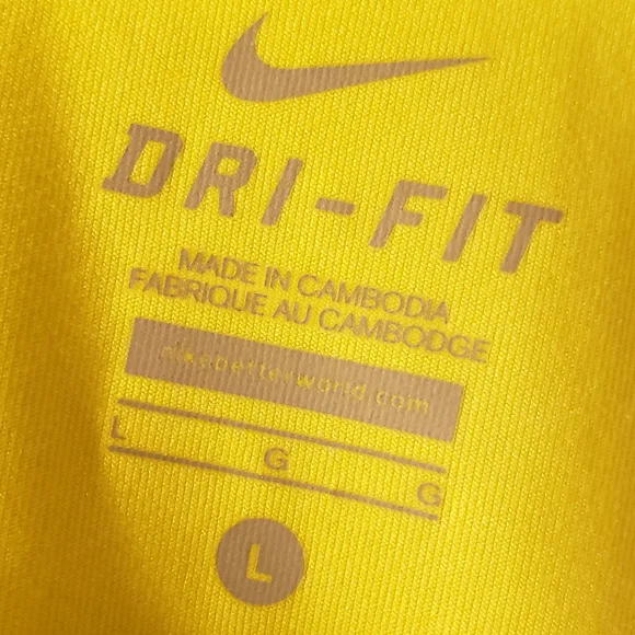 Nike Women's Lime V-Neck Tee - Picture 2 of 3